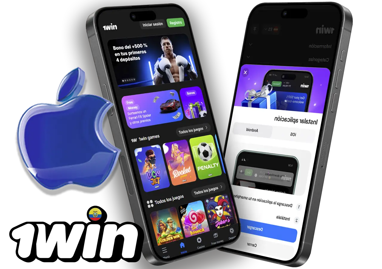 Aplicación 1win para iOS