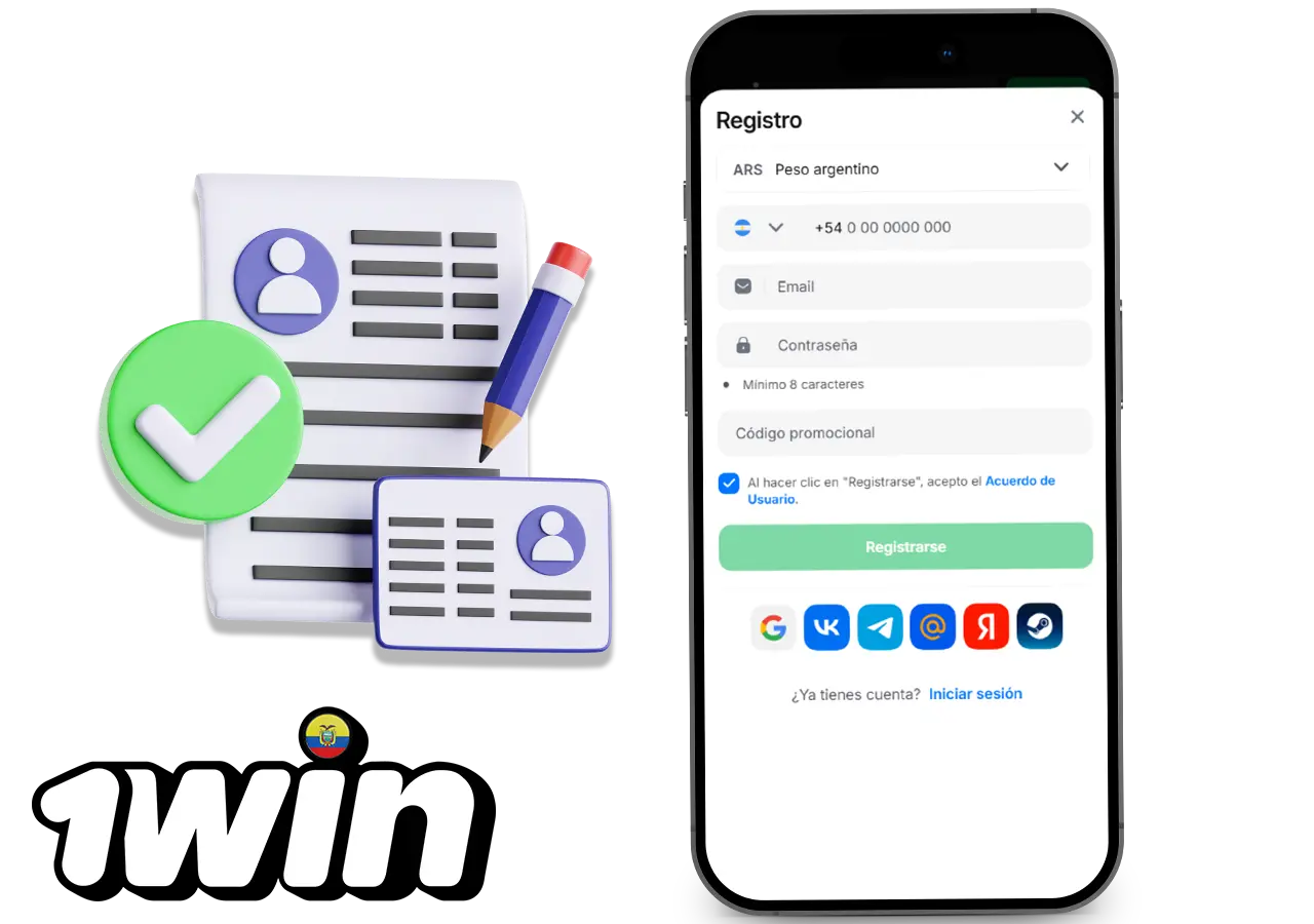 Registration 1win app